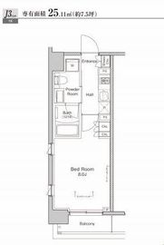 プラウドフラット渋谷富ヶ谷 408 間取り図