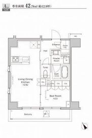 プラウドフラット渋谷富ヶ谷 215 間取り図