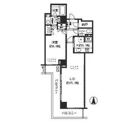 恵比寿ガーデンテラス弐番館 1113 間取り図