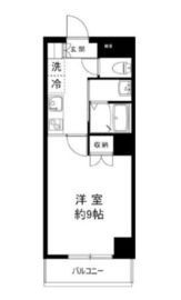 ニューリバー新宿 202 間取り図