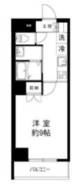 ニューリバー新宿 502 間取り図