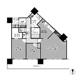 シティタワー品川 13階 間取り図