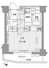 ヒューリックレジデンス茗荷谷 303 間取り図