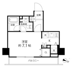 麻布十番レジデンス 902 間取り図