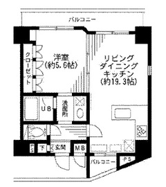 KDXレジデンス日本橋箱崎 1004 間取り図