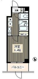 ルベールデュソレイユ 402 間取り図