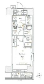 ログ銀座東 4階 間取り図