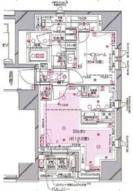 ピアース銀座8丁目 4階 間取り図