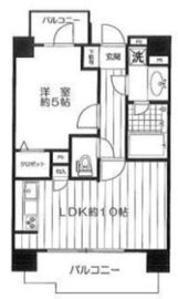 ライオンズマンション白金台 5階 間取り図