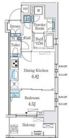 レジディア大手町北 1301 間取り図