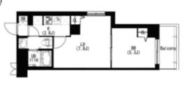 エスティメゾン中野富士見町 206 間取り図