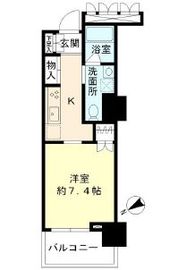 豊洲シエルタワー 5階 間取り図