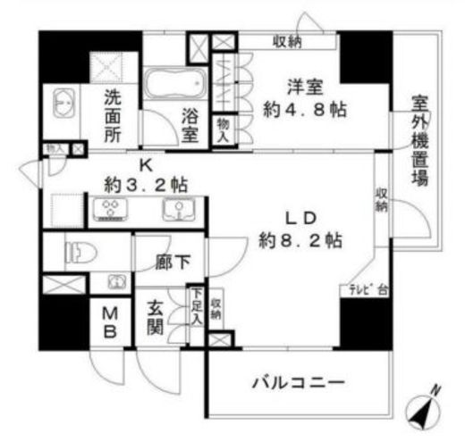 パークハウス二番町 6階 間取り図