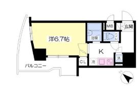 フォレシティ小伝馬町 1303 間取り図
