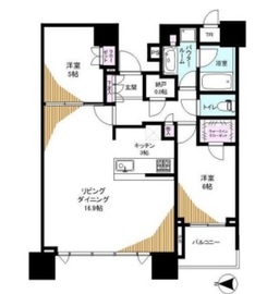 ドゥ・トゥール 20階 間取り図