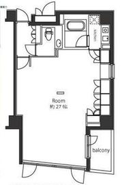 エストグランディールCARO赤坂 3階 間取り図