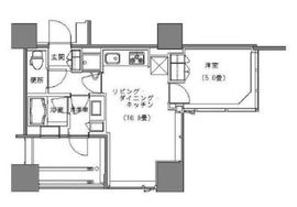 シティタワー池袋ウエストゲート 2階 間取り図