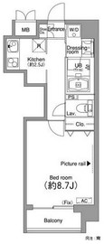 ニッコーアパートメントハウス 605 間取り図