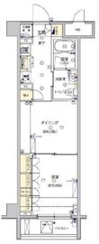 フィース水天宮前 2階 間取り図