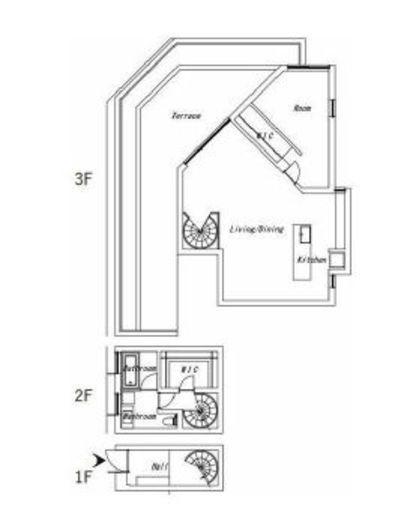 バークレーン中目黒 005 間取り図