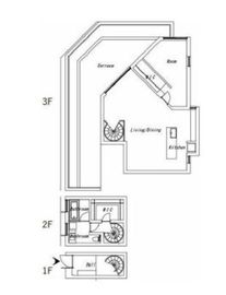 バークレーン中目黒 005 間取り図