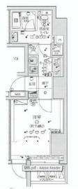 リヴシティ赤坂 301 間取り図