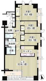 麻布市兵衛町ホームズ 4階 間取り図