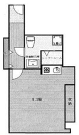 高輪ヒルズ 2階 間取り図