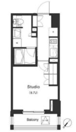 La Douceur巣鴨 (ラドゥセール巣鴨) 302 間取り図