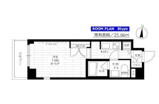 ステージファースト恵比寿二番館 5階 間取り図