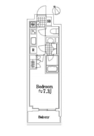 グランスイート東京 7階 間取り図