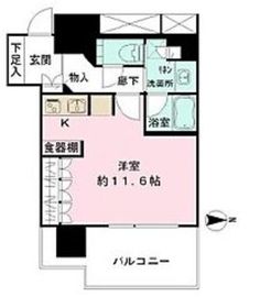 ザ・パークハウス中野タワー 10階 間取り図