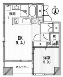 クリオ三田ラ・モード 201 間取り図