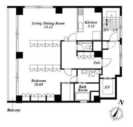 HK平河町 5F1 間取り図