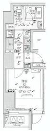 リヴシティ赤坂 5階 間取り図