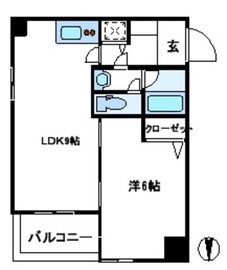 トウセン麻布十番 703 間取り図