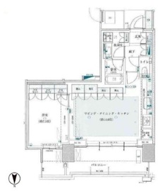 ベイズタワー＆ガーデン 24階 間取り図