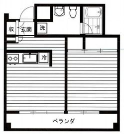 シャトー東洋南青山 2階 間取り図