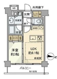 エクセレントシティ目白 2階 間取り図