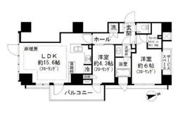 パークリュクス虎ノ門 18階 間取り図