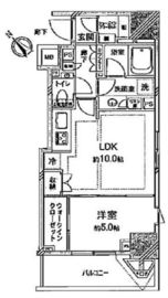 シティハウス目黒ザ・ツイン 4階 間取り図