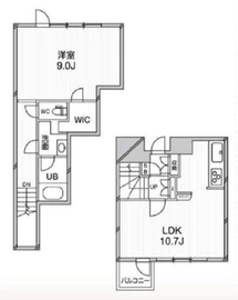 アーバンフラッツ目黒本町 107 間取り図