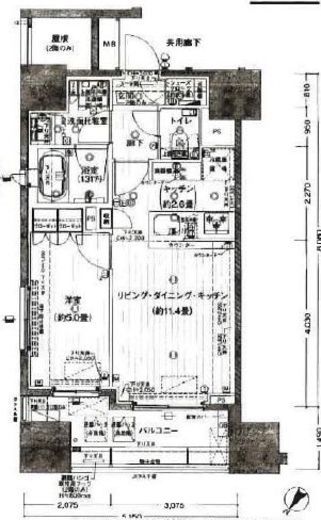 ウィルローズ日本橋人形町 9階 間取り図