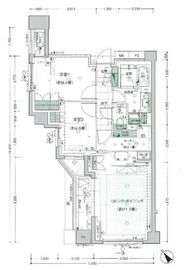 ザ・パークハウス上目黒ピアース 5階 間取り図