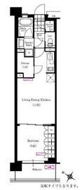 ブリリアイスト三軒茶屋アイビーテラス i504 間取り図