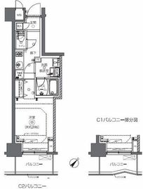 ZOOM日本橋馬喰町 3階 間取り図