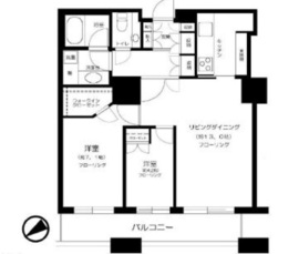 東京ツインパークス レフトウィング 19階 間取り図