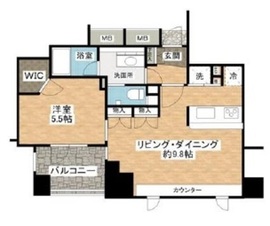 アクシルコート銀座イースト 12階 間取り図