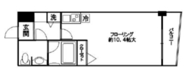 クレアール赤坂 5階 間取り図