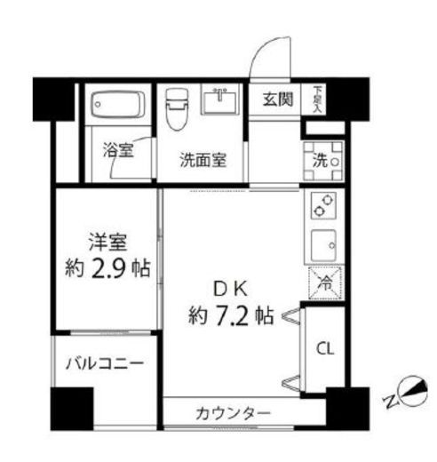 ハイリーフ上野 902 間取り図